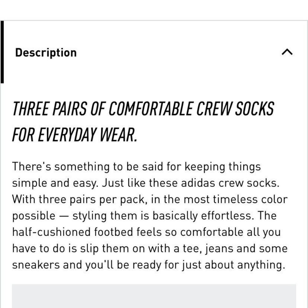 Adidas Originals 3 Pack Passport Mens Crew Black Socks #917 - Picture 7 of 7